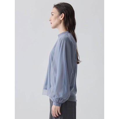 ランバン コレクション LANVIN COLLECTION シアージャージカットソー （オフホワイト）｜詳細画像