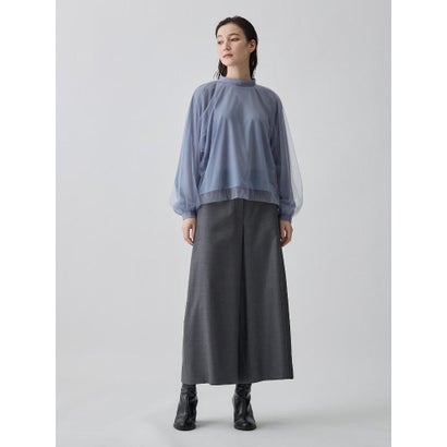 ランバン コレクション LANVIN COLLECTION シアージャージカットソー （ライトブルー）｜詳細画像