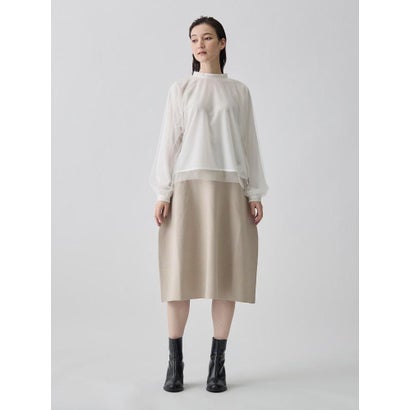 ランバン コレクション LANVIN COLLECTION シアージャージカットソー （ライトブルー）｜詳細画像