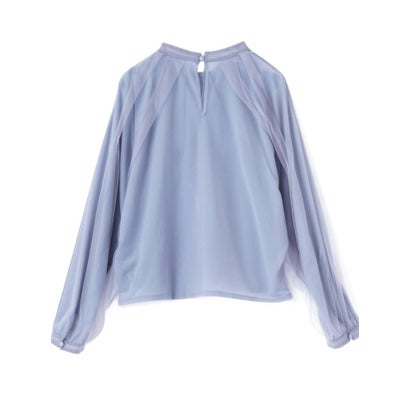 ランバン コレクション LANVIN COLLECTION シアージャージカットソー （ライトブルー）｜詳細画像