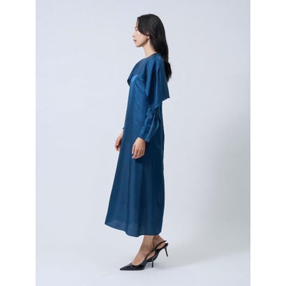 ランバン コレクション LANVIN COLLECTION シルクキュプラワンピース （ピンク）｜詳細画像