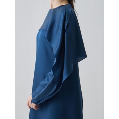 ランバン コレクション LANVIN COLLECTION シルクキュプラワンピース （ピンク）｜詳細画像