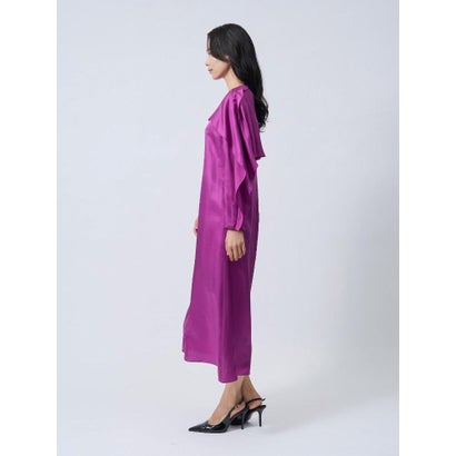 ランバン コレクション LANVIN COLLECTION シルクキュプラワンピース （ピンク）｜詳細画像