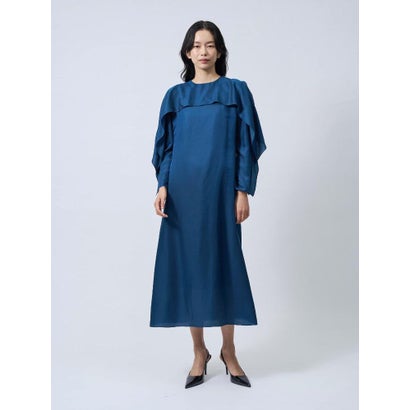 ランバン コレクション LANVIN COLLECTION シルクキュプラワンピース （ピンク）｜詳細画像