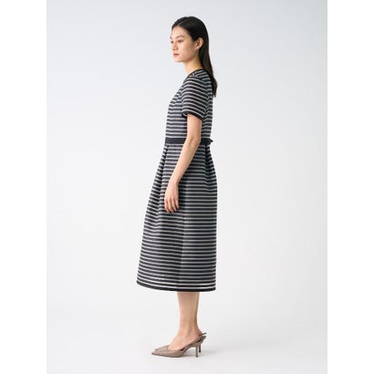ランバン コレクション LANVIN COLLECTION シースルーボーダードレス （オフホワイト）｜詳細画像