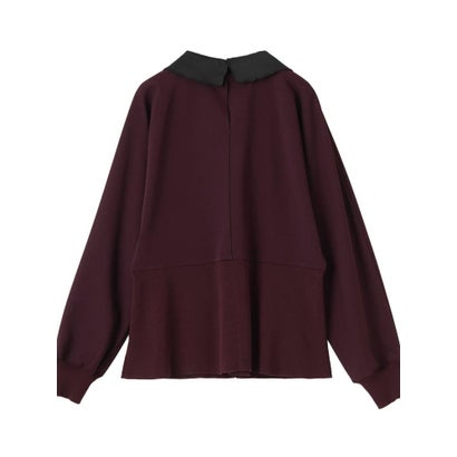 ランバン コレクション LANVIN COLLECTION ドライタッチ ドレープカットソー （ブラック）｜詳細画像