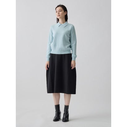 市松柄プルオーバーニット （オフホワイト）｜詳細画像
