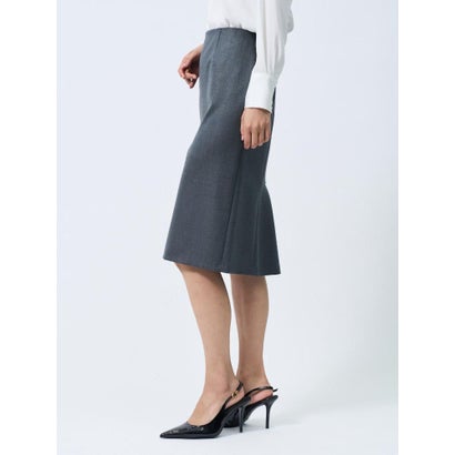 ランバン コレクション LANVIN COLLECTION バック切替えフレア タイトスカート （ネイビー）｜詳細画像