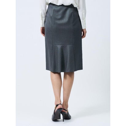 ランバン コレクション LANVIN COLLECTION バック切替えフレア タイトスカート （グレー）｜詳細画像