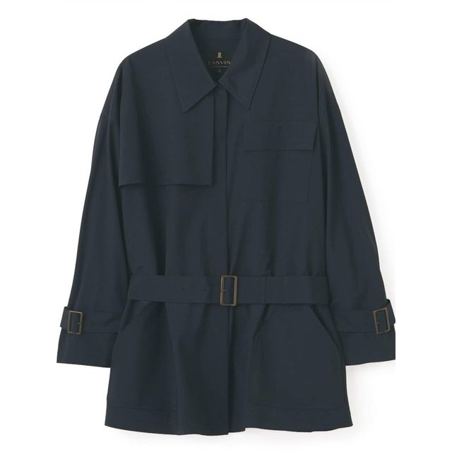 コバステッチ ベルテッドジャケット （ネイビー）