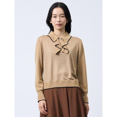 ランバン コレクション LANVIN COLLECTION 新潟五泉(ごせん)製ニットソー （ブラック）｜詳細画像