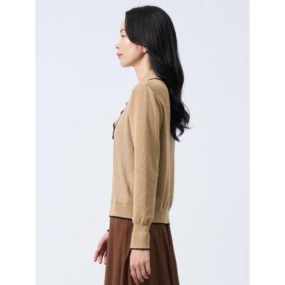 ランバン コレクション LANVIN COLLECTION 新潟五泉(ごせん)製ニットソー （ブラック）｜詳細画像