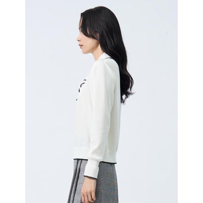ランバン コレクション LANVIN COLLECTION 新潟五泉(ごせん)製ニットソー （ブラック）｜詳細画像