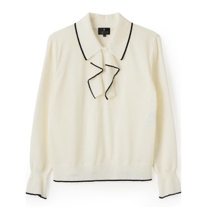 ランバン コレクション LANVIN COLLECTION 新潟五泉(ごせん)製ニットソー （オフホワイト）｜詳細画像