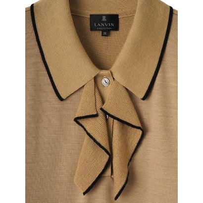 ランバン コレクション LANVIN COLLECTION 新潟五泉(ごせん)製ニットソー （オフホワイト）｜詳細画像
