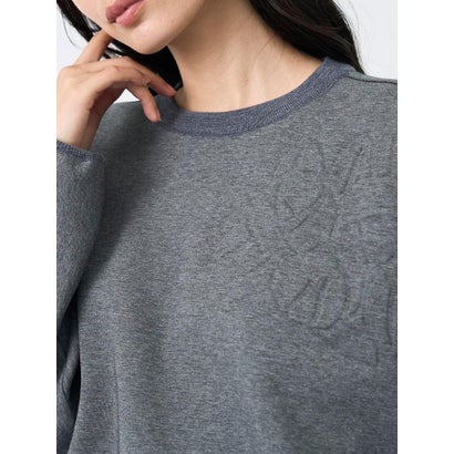 ランバン コレクション LANVIN COLLECTION 高ストレッチ エンボストレーナー （ネイビー）｜詳細画像