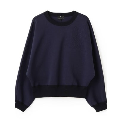 ランバン コレクション LANVIN COLLECTION 高ストレッチ エンボストレーナー （ネイビー）｜詳細画像