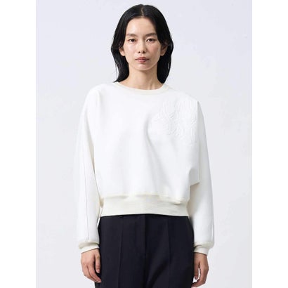 ランバン コレクション LANVIN COLLECTION 高ストレッチ エンボストレーナー （ホワイト）｜詳細画像