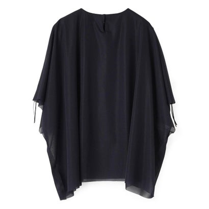 ランバン コレクション LANVIN COLLECTION マントドッキング ブラウス風カットソー （ネイビー）｜詳細画像