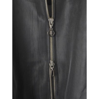 ランバン コレクション LANVIN COLLECTION シアーダンボールニットブルゾン （ブラック）｜詳細画像
