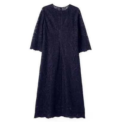 ランバン コレクション LANVIN COLLECTION レースチュール切替えワンピース （ベージュ）｜詳細画像
