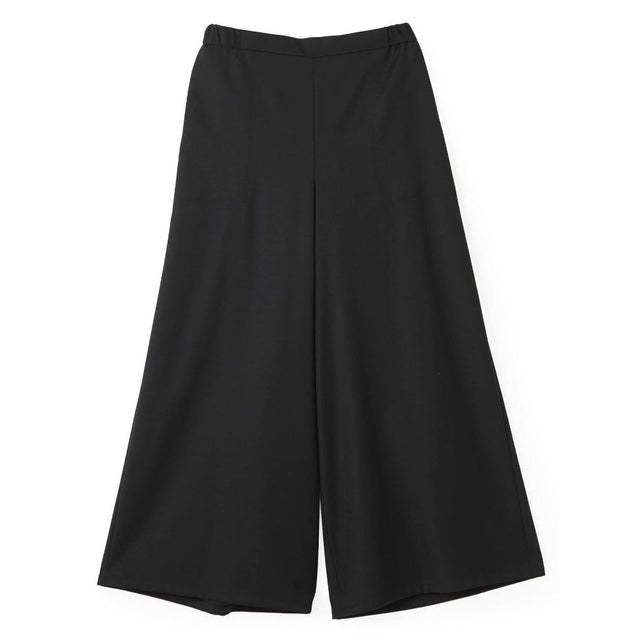 ドライメッシュ ギャザーワイドパンツ （ブラック）