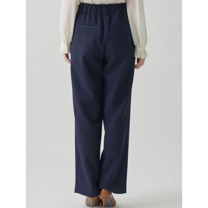 ランバン コレクション LANVIN COLLECTION ストレッチストレートパンツ （ネイビー）｜詳細画像