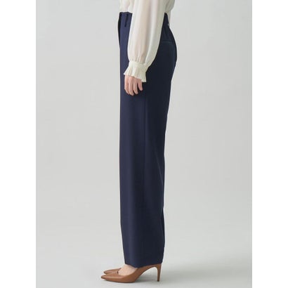 ランバン コレクション LANVIN COLLECTION ストレッチストレートパンツ （ブルー）｜詳細画像