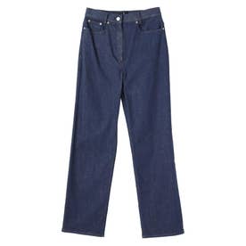 ムラ糸ストレッチデニムパンツ （ブルー）
