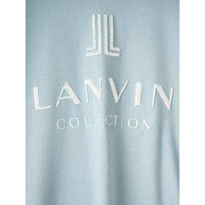 ランバン コレクション LANVIN COLLECTION 桐生立体刺繍・高密度スムースカットソー （ホワイト）｜詳細画像