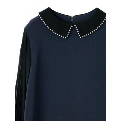 ランバン コレクション LANVIN COLLECTION パール刺繍ワンピース （ブラック）｜詳細画像