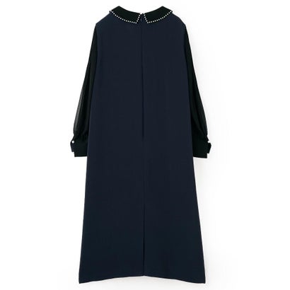 ランバン コレクション LANVIN COLLECTION パール刺繍ワンピース （ネイビー）｜詳細画像