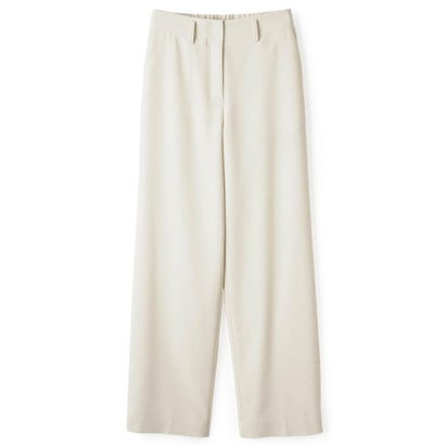 ランバン コレクション LANVIN COLLECTION フレックスウールサキソニーストレッチストレートパンツ （ホワイト）｜詳細画像