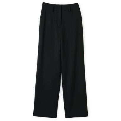 ランバン コレクション LANVIN COLLECTION フレックスウールサキソニーストレッチストレートパンツ （ブラック）｜詳細画像