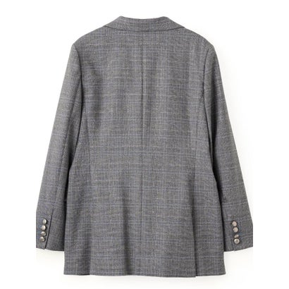 ランバン コレクション LANVIN COLLECTION INTESAグレンチェック ダブルボタンジャケット （レッド系その他）｜詳細画像
