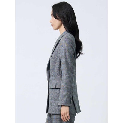 ランバン コレクション LANVIN COLLECTION INTESAグレンチェック ダブルボタンジャケット （レッド系その他）｜詳細画像