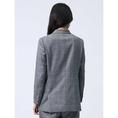 ランバン コレクション LANVIN COLLECTION INTESAグレンチェック ダブルボタンジャケット （レッド系その他）｜詳細画像