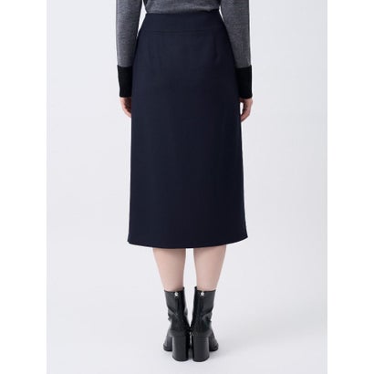 ランバン コレクション LANVIN COLLECTION ストレートラインスカート （ネイビー）｜詳細画像