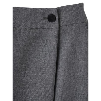 ランバン コレクション LANVIN COLLECTION ストレートラインスカート （チャコールグレー）｜詳細画像