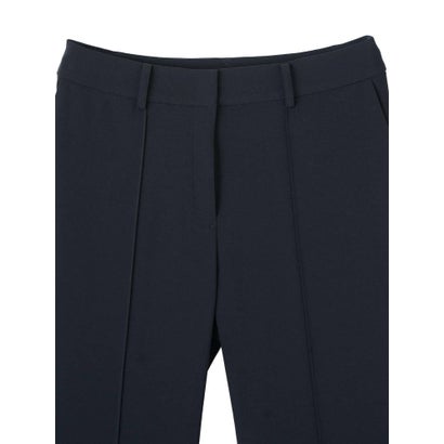 ピンタック&プレス・立体テーパードパンツ （ネイビー）｜詳細画像