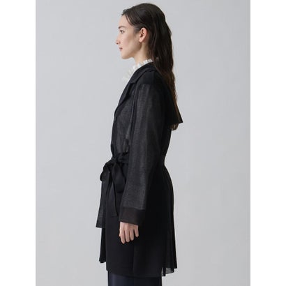 ランバン コレクション LANVIN COLLECTION ミラノリブニットコート （ブラック）｜詳細画像