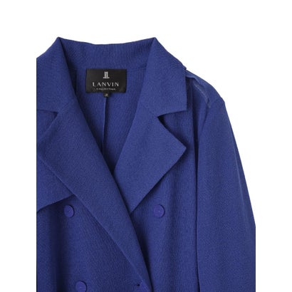 ランバン コレクション LANVIN COLLECTION ミラノリブニットコート （ブラック）｜詳細画像