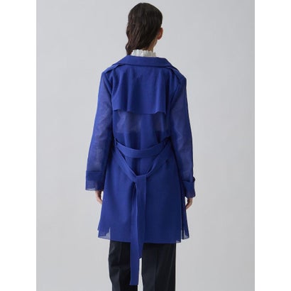 ランバン コレクション LANVIN COLLECTION ミラノリブニットコート （ブルー）｜詳細画像