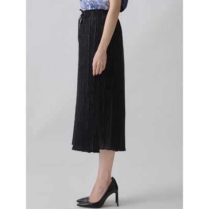 ランバン コレクション LANVIN COLLECTION プリーツワイドパンツ （ブラック）｜詳細画像