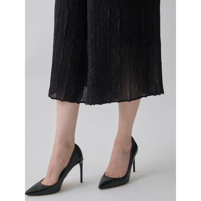 ランバン コレクション LANVIN COLLECTION プリーツワイドパンツ （ブラック）｜詳細画像