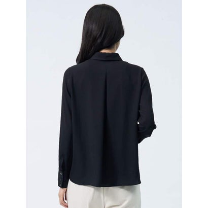 ランバン コレクション LANVIN COLLECTION シアーツイル アレンジタイブラウス （ホワイト）｜詳細画像