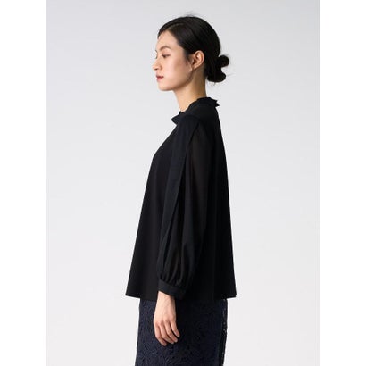 ランバン コレクション LANVIN COLLECTION スリットスリーブカットソー （ネイビー）｜詳細画像