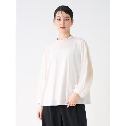 ランバン コレクション LANVIN COLLECTION スリットスリーブカットソー （ネイビー）｜詳細画像