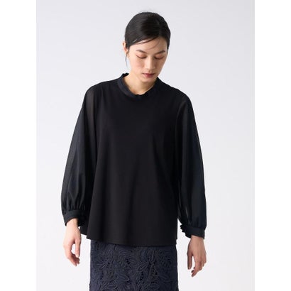 ランバン コレクション LANVIN COLLECTION スリットスリーブカットソー （ネイビー）｜詳細画像