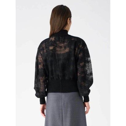 ランバン コレクション LANVIN COLLECTION ウールジャカード先染カットソー （オフホワイト）｜詳細画像